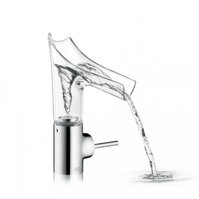 فروش و خدمات شیر روشویی شیشه ای هانس گروهه مدل Axor Stark V